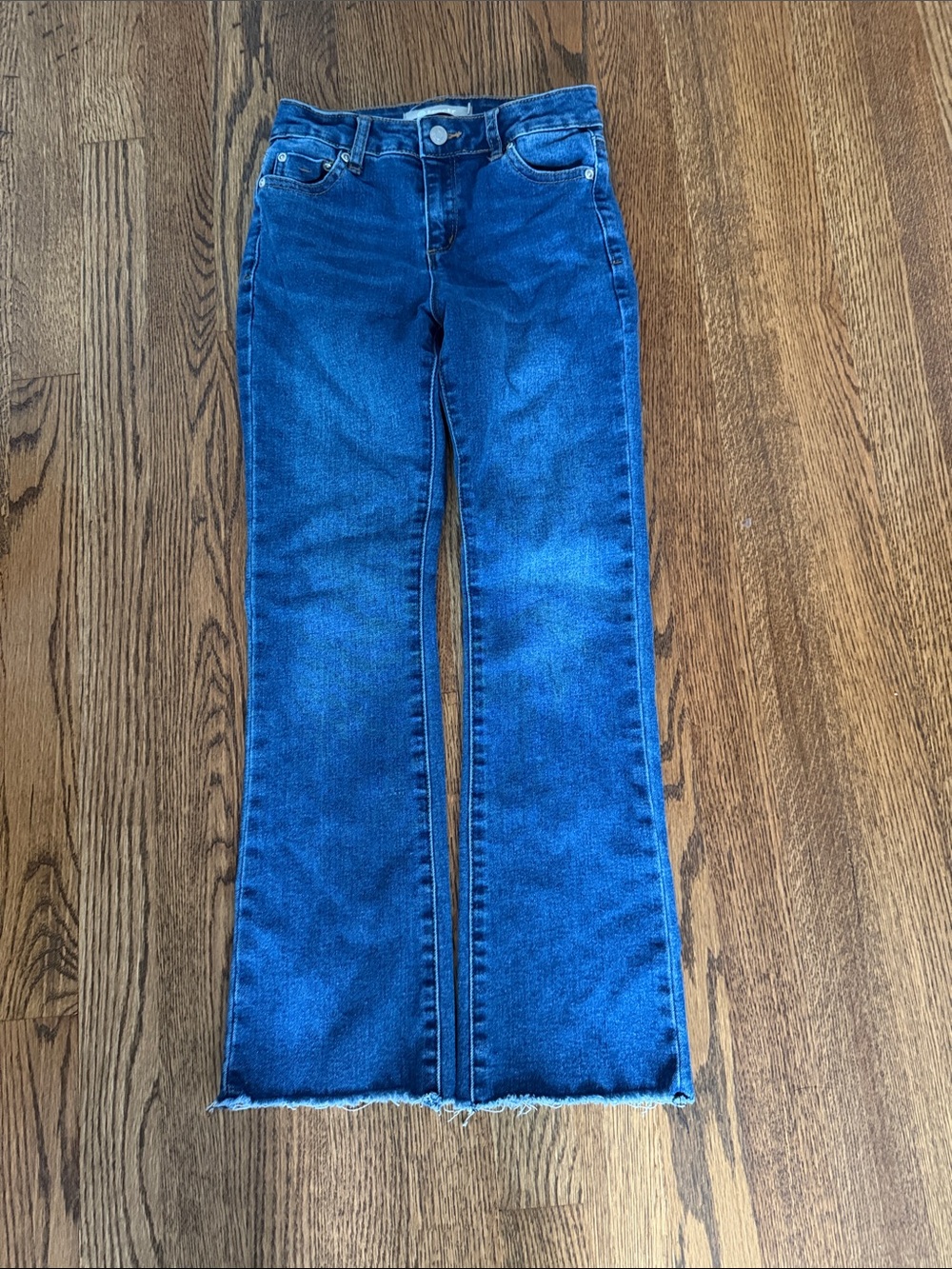 Tractr Denim Blue Flared Jeans